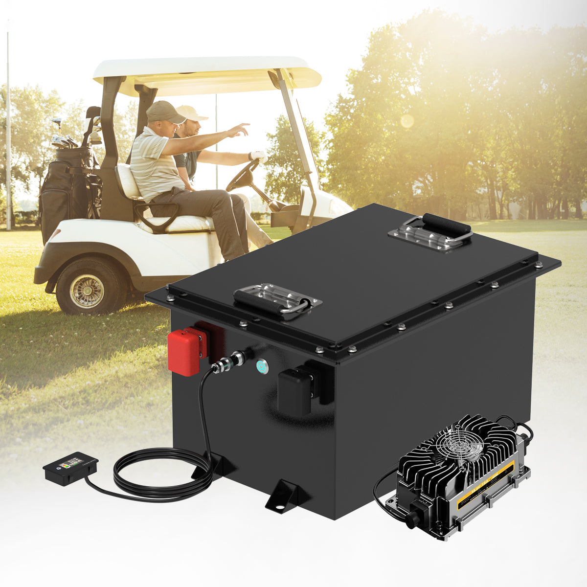 VoltEdge (Premium) Golf cart 36V 105AH  Lithium LiFePO4 Battery