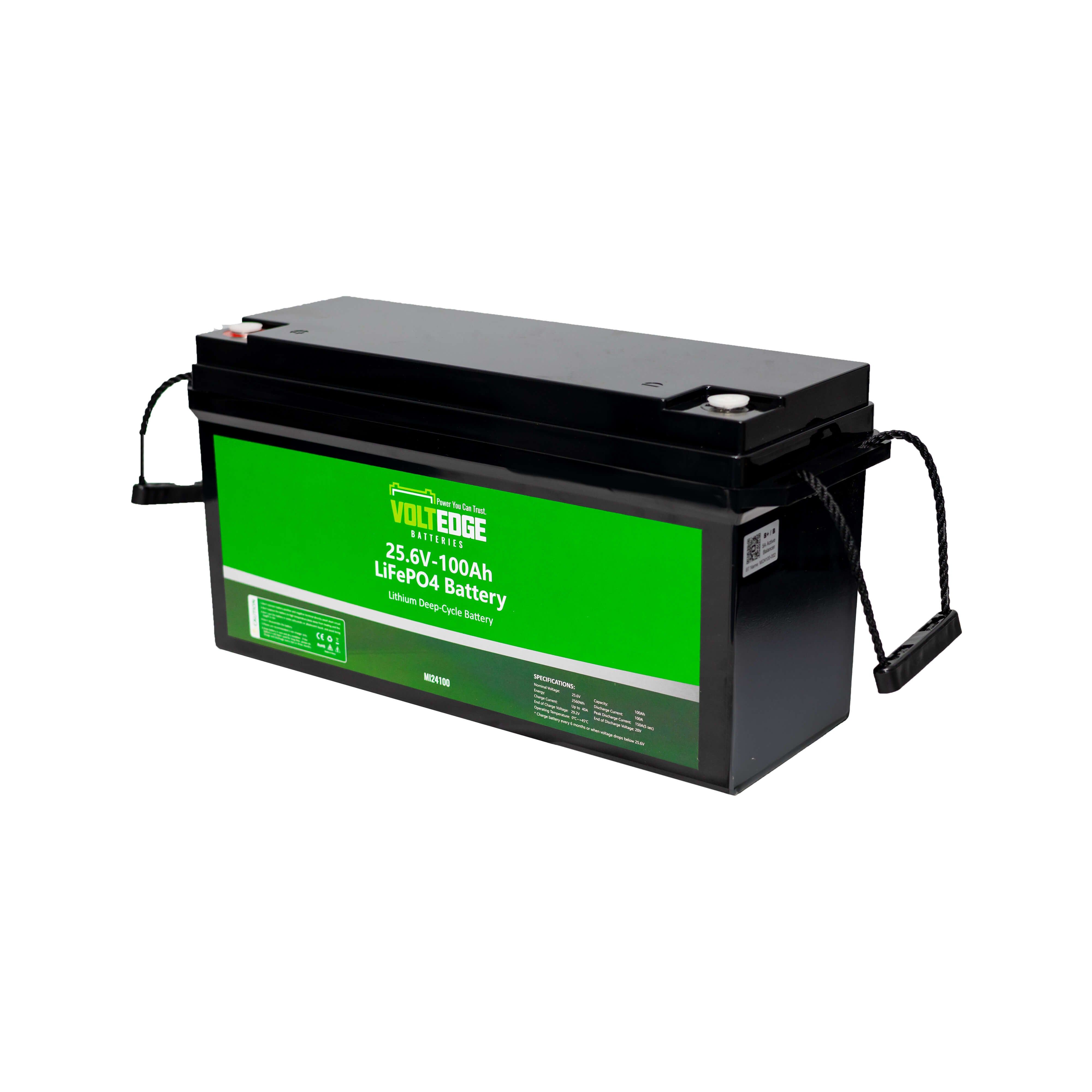 VoltEdge (Premium) 24V 100AH Lithium LiFePO4 Battery
