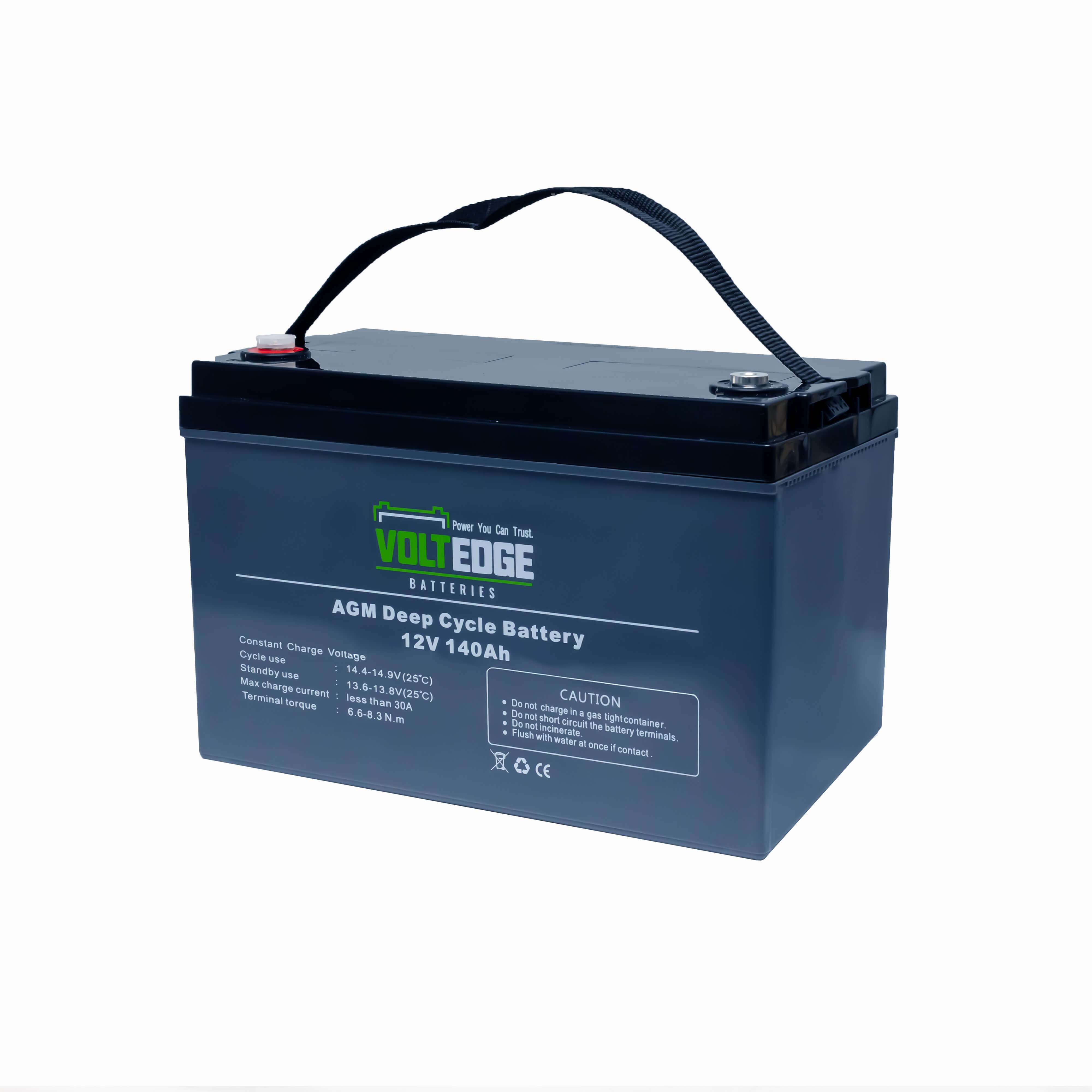 VoltEdge 12V 140Ah AGM DEEP CYCLE BATTERY