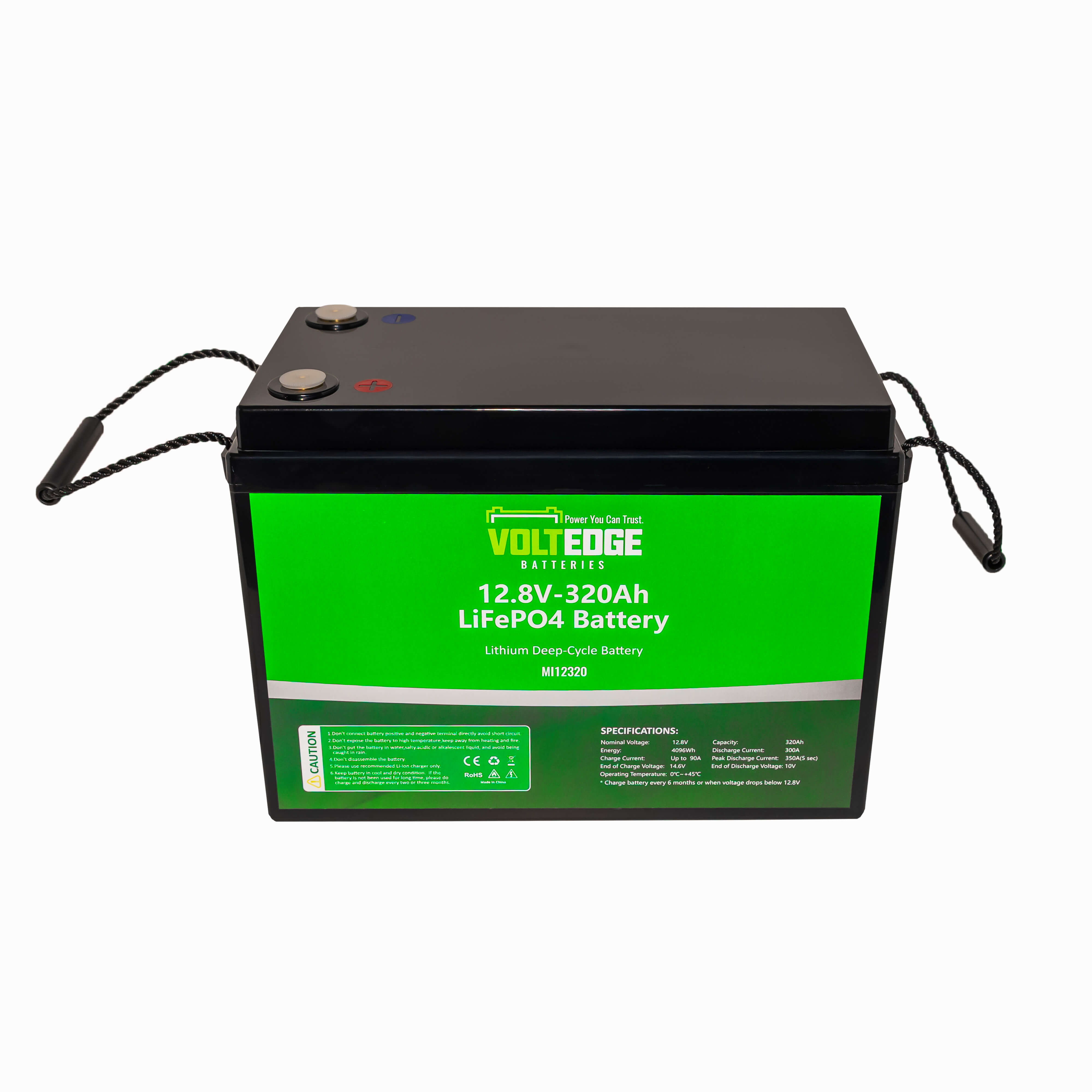VoltEdge (Premium) 12.8V 320ah Lithium LiFePO4 Battery