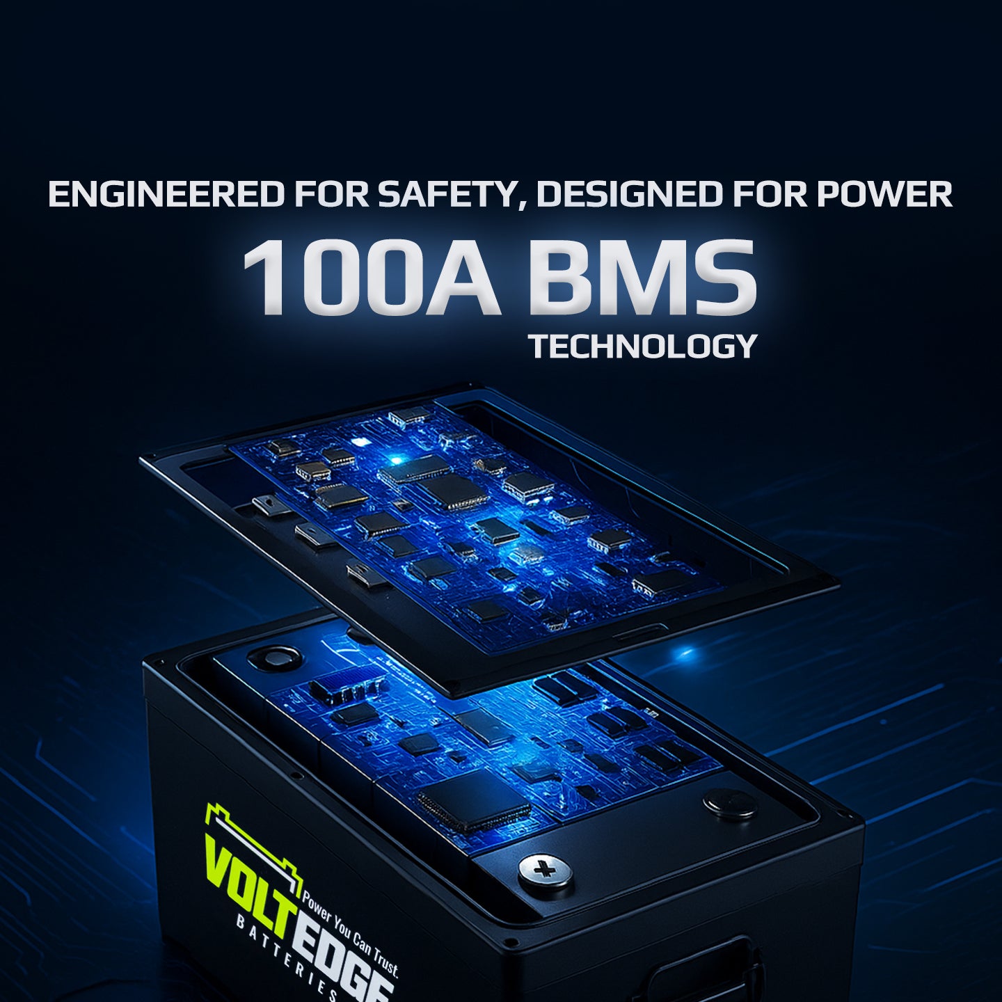 VoltEdge (Premium) 12.8V 100Ah Lithium LiFePO4 Battery