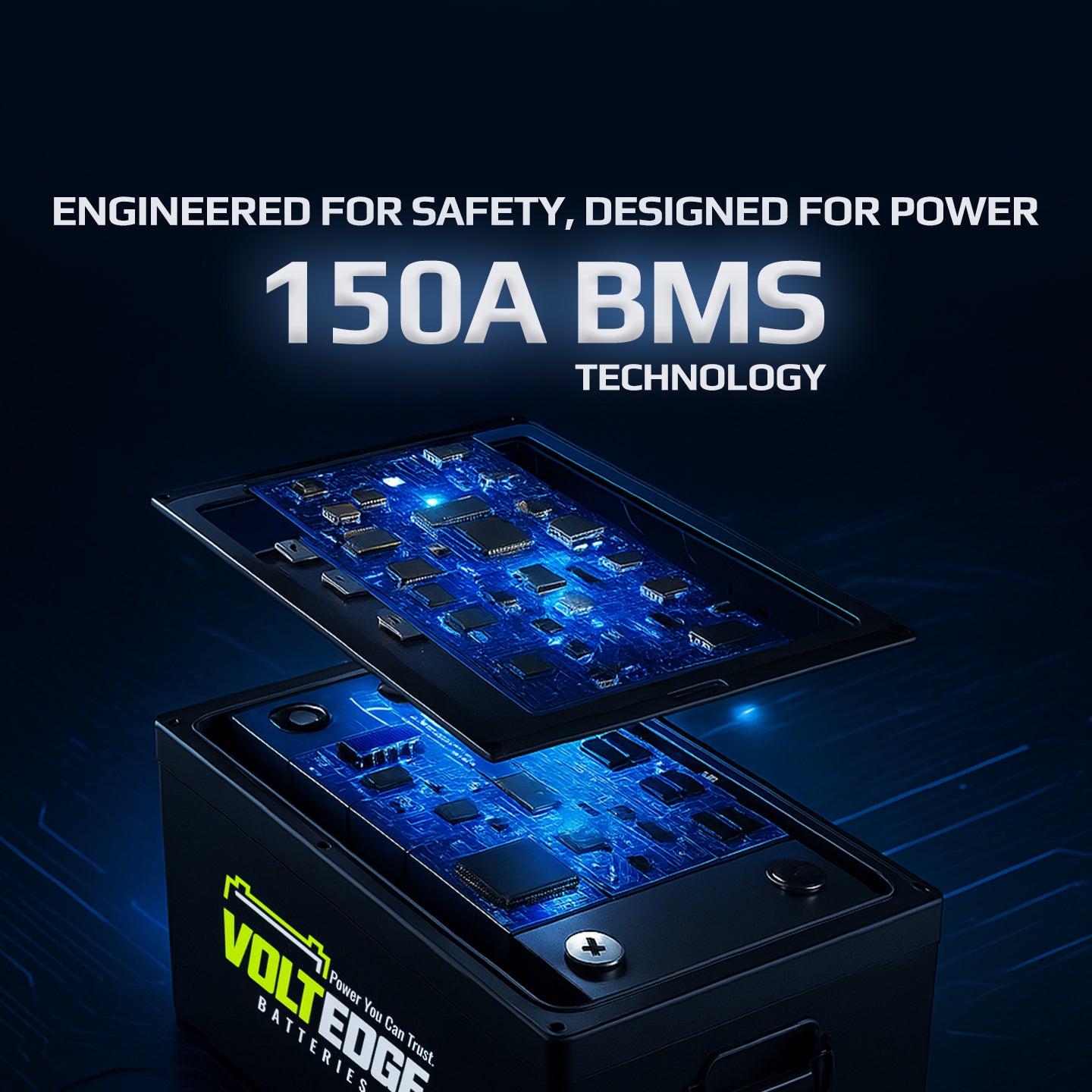 VoltEdge (Premium) 12.8V 170AH Lithium LiFePO4 Battery